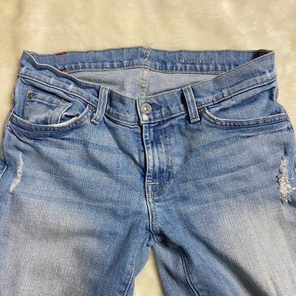 7FAM 7 For All Mankind Roxanne light wash 27 - Picture 4 of 7